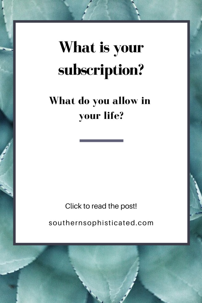 What is your subscription