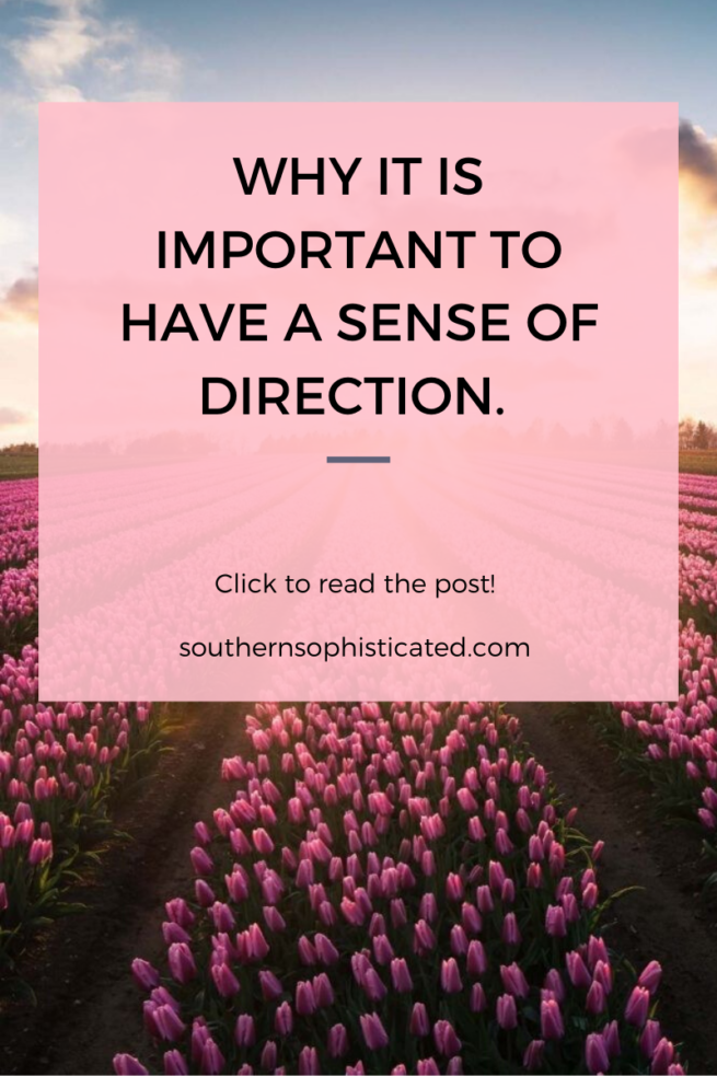 Have a Sense of Direction in Life 