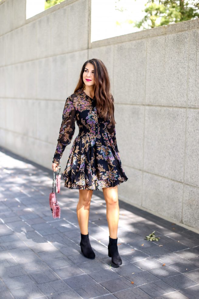 Fall Bohemian Boho Chic Dress