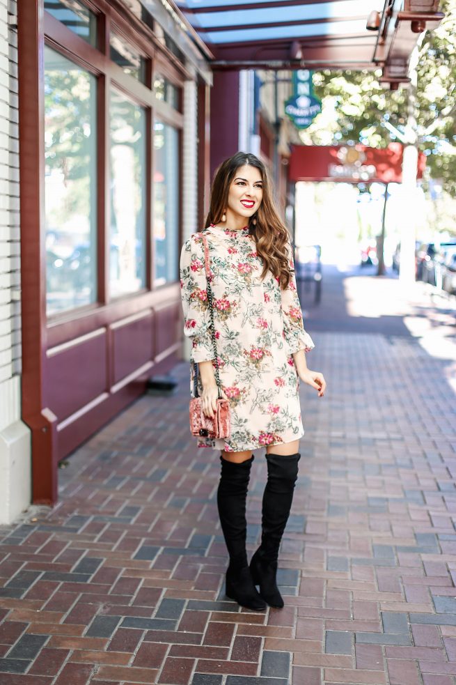Floral Dress for Fall 