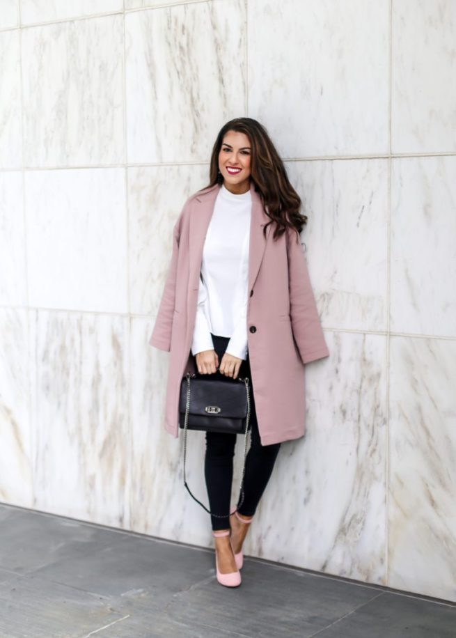 Classic Pink Coat Style