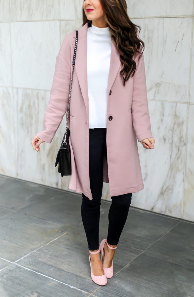 How to Style a Classic Pink Coat