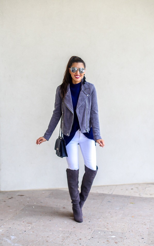 Best Silver Suede Jacket for Winter