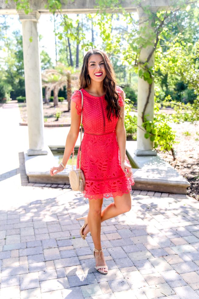 Lace Floral Dress for Spring and Summer