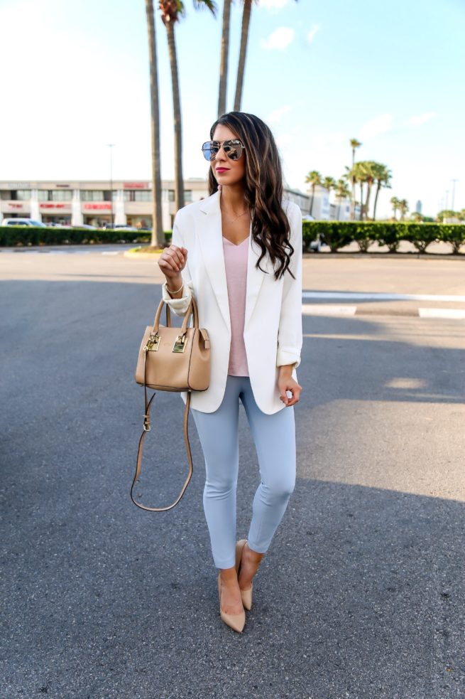Neutral Colored Spring Work Wear Outfit