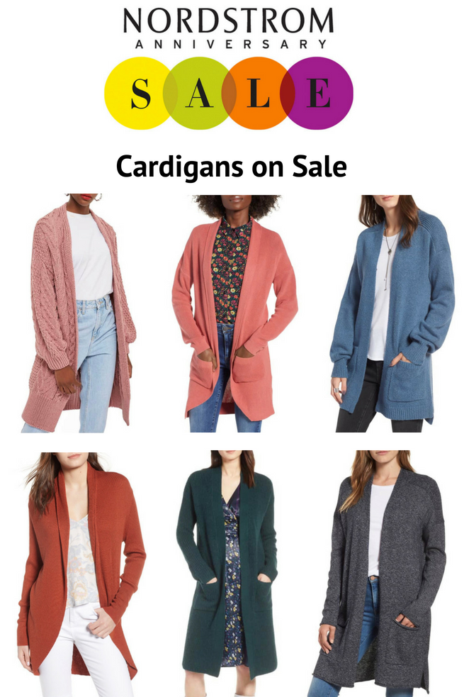 Cardigans on sale for Nordstrom Anniversary Sale
