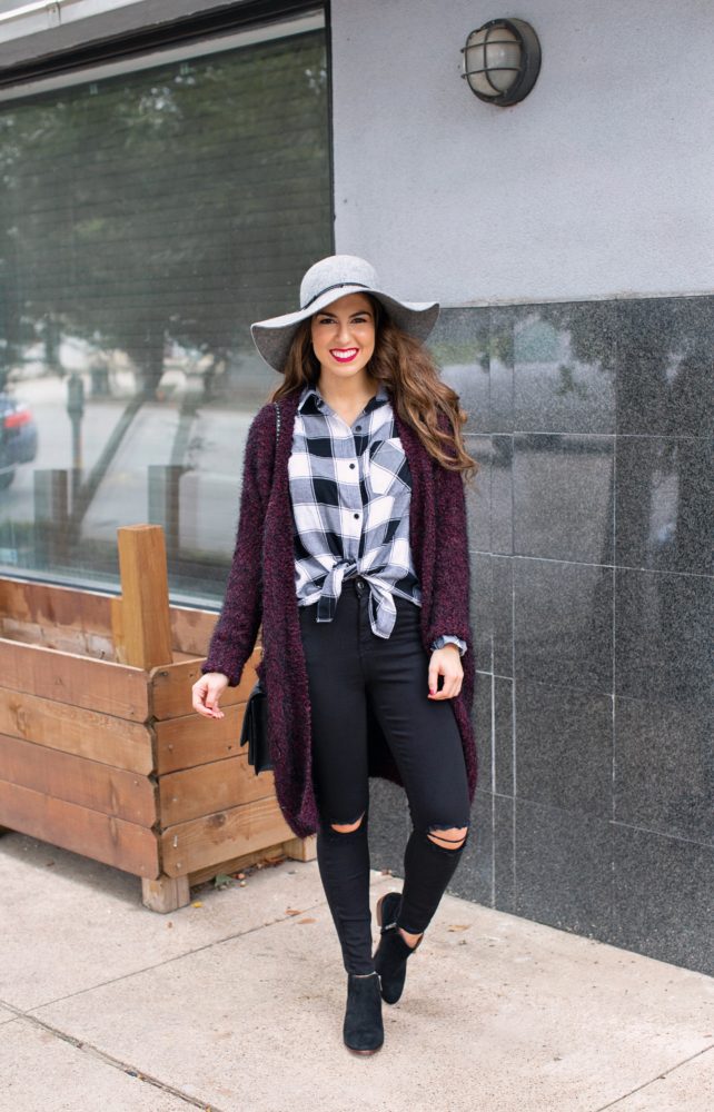 Plaid and Denim Style for Fall