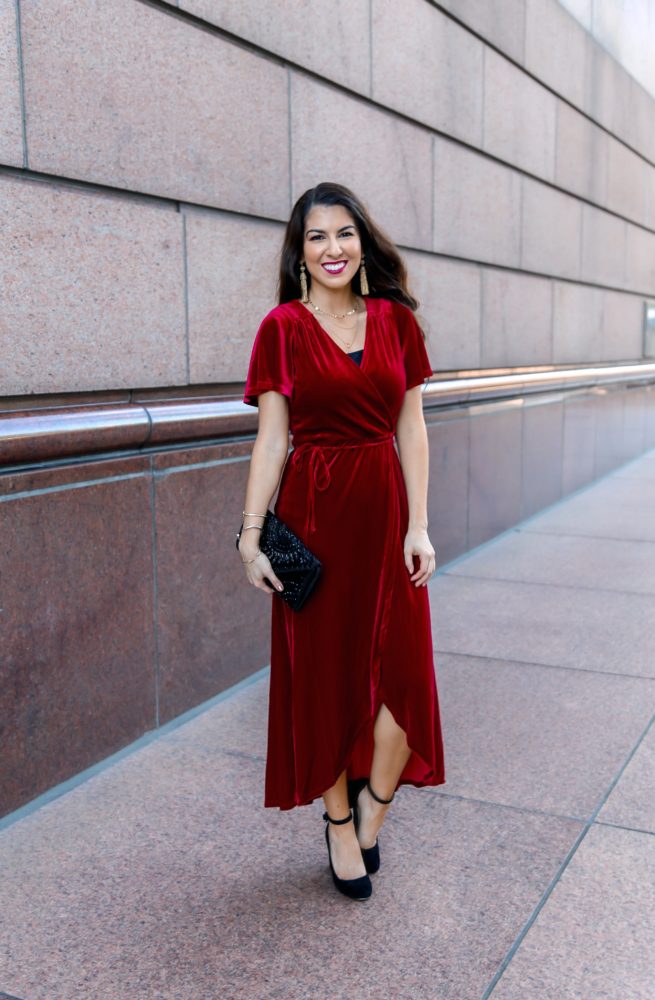 Gorgeous Velvet Midi Dress