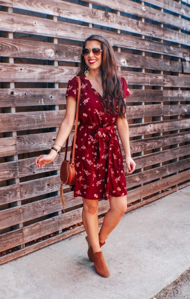 Target Fall Floral Dress 