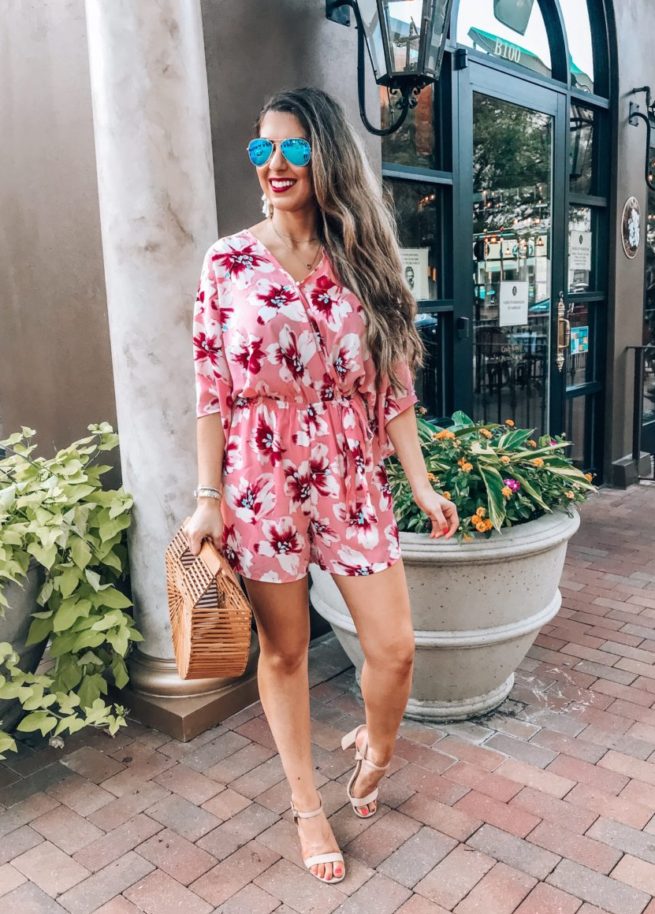 Beautiful Floral Romper for Summer 