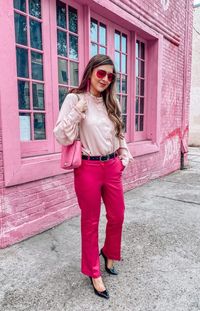 Pink Work Wear Outfit